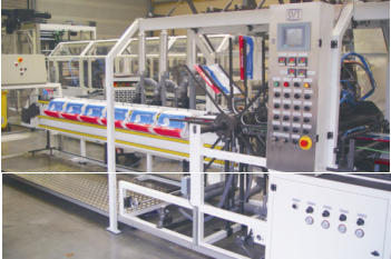poly bag machine wicket stacker with pin block station