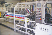 poly bag machine wicket stacker with pin block station